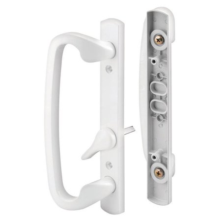 ORNATUS OUTDOORS 144078 Sliding Glass Door Handle Set Diecast Mortise with Hook Style - White OR2516441